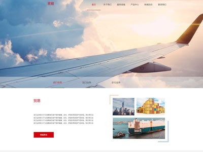 外貿貿易運輸公司企業(yè)網(wǎng)站制作建設